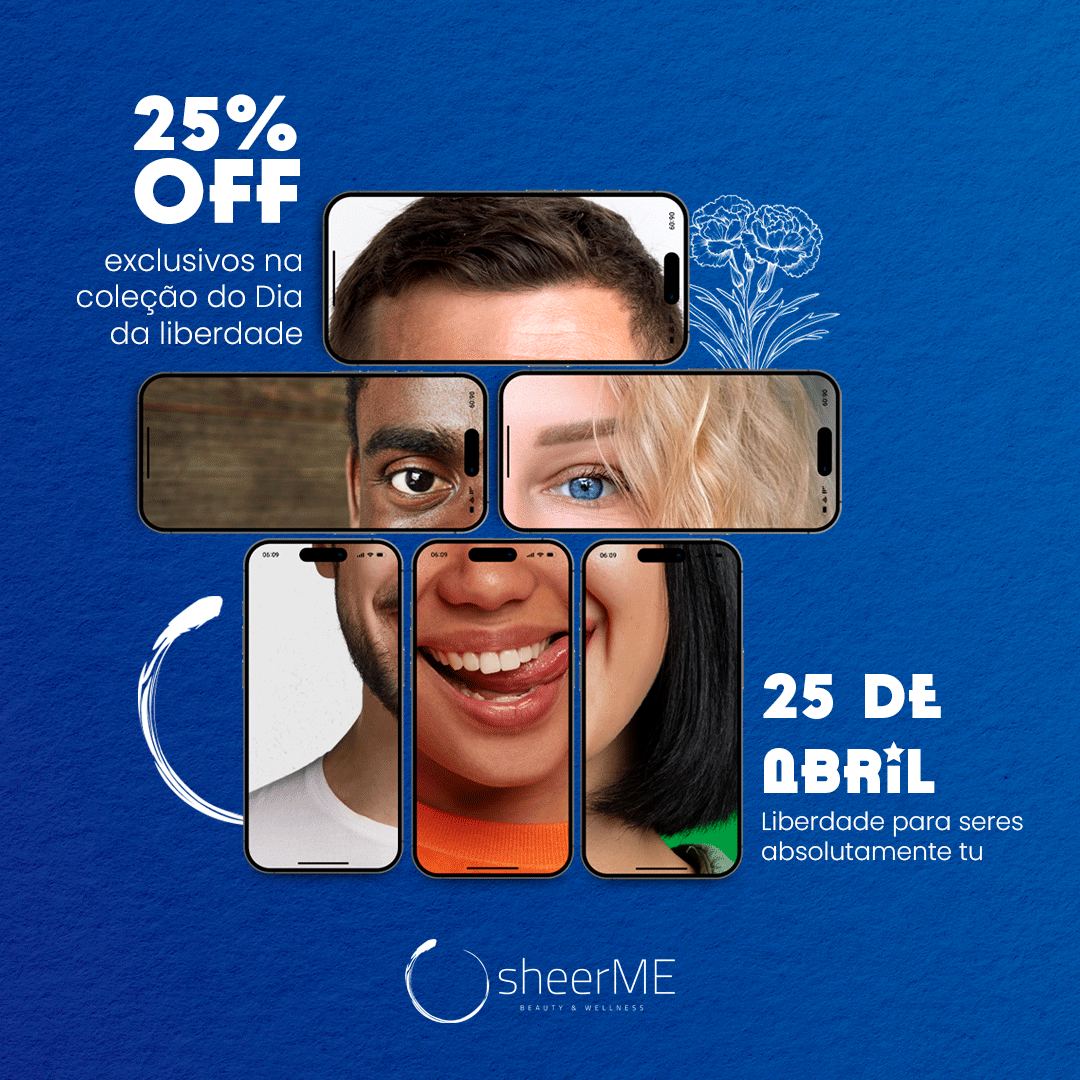 📣Semana da Liberdade com a #sheerME😍

Esta semana, damos-te a oportunidade de fazer marcações com 25% de desconto nos serviços selecionados na nossa coleção ''Liberdade para ser''.

Descobre já os nossos descontos 👉 sheerme.com/collection/lib…