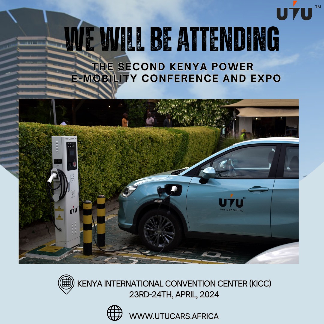 UtuCarsAfrica's tweet photo. Join us from April 23rd to 24th at the @KICC_kenya For the 2nd Kenya power E-Mobility Conference and expo ! Experience the latest in sustainable transportation #emobilityrevolution #emobilityafrica #EfficientMobility https://t.co/88NuBloGA4