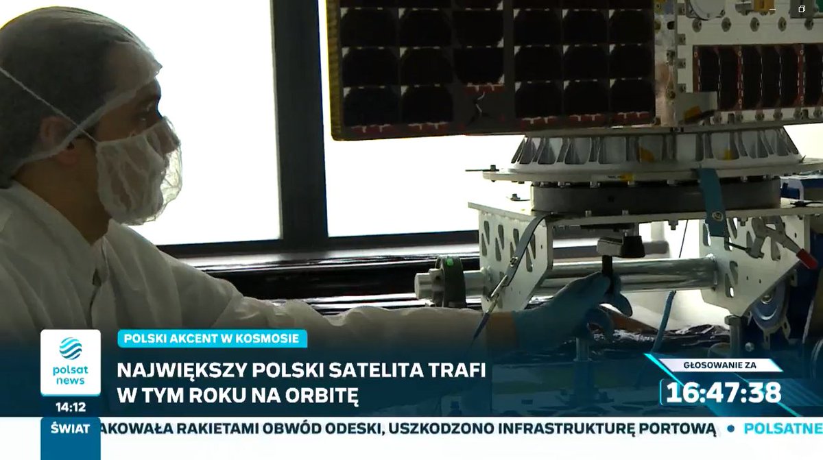 The technology of #EagleEye was developed in Poland. Here we have mostly systems developed by the entire ecosystem of the Polish space sector - says Grzegorz Brona, President of Creotech Instruments. More details are available on @PolsatNewsPL polsatnews.pl/wiadomosc/2024…