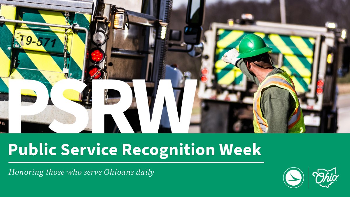 Public Service Recognition Week (PSRW) is celebrated the first week of May to honor the people who serve our nation as federal, state, county, local, and tribal government employees. ODOT is proud to have nearly 5,000 of them. #PSRW