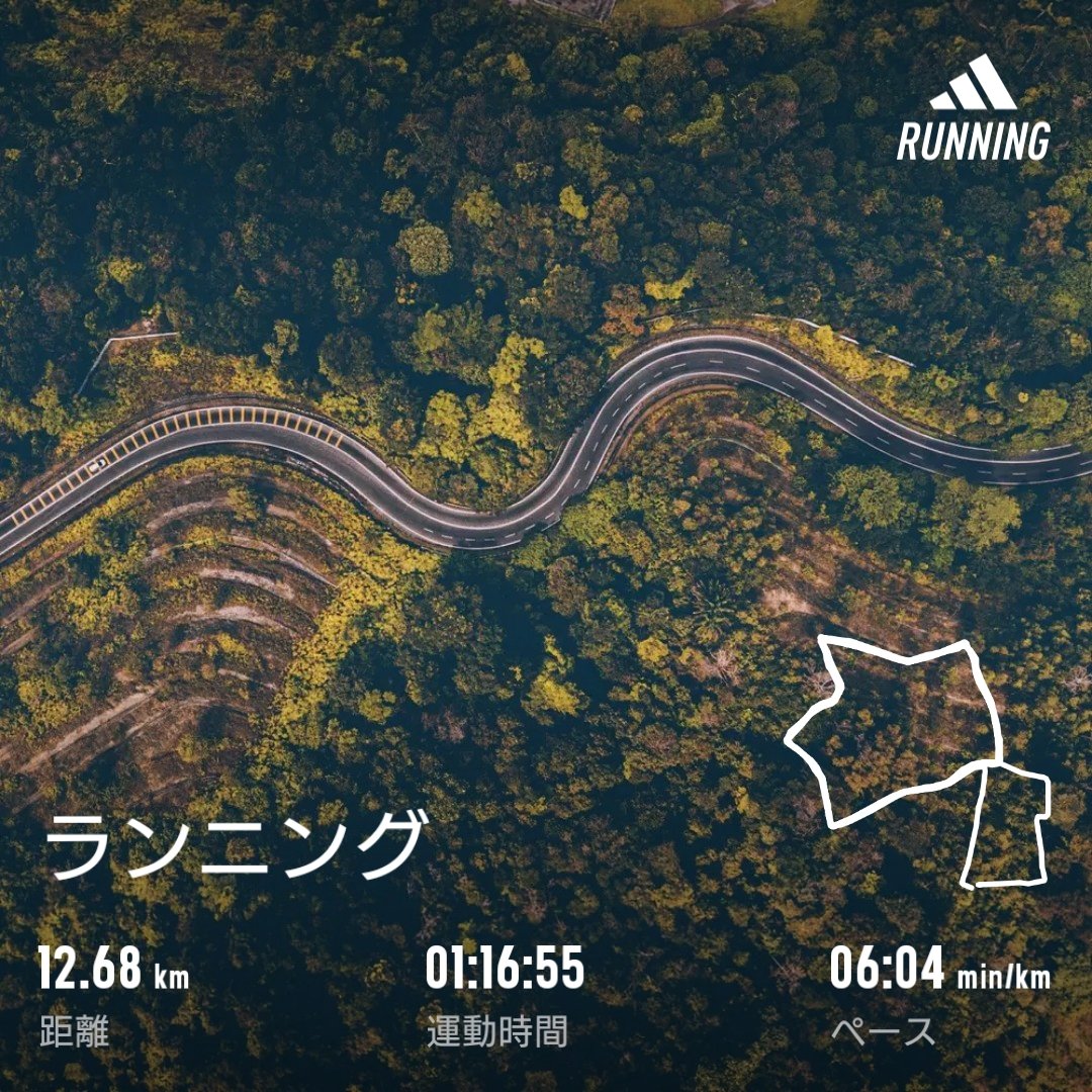 今日ラン🏃‍♂️

#ジョギング
#ランニング
#筋トレ男子
#adidasrunning