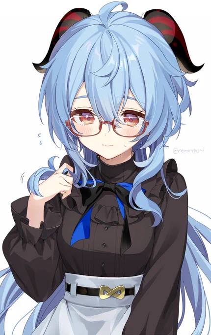てれてれメガネ甘雨ちゃん 