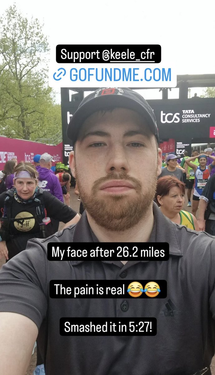 We’re all so proud of Chris, completing the London marathon yesterday!!🏃💙

gofund.me/b4bfaae3