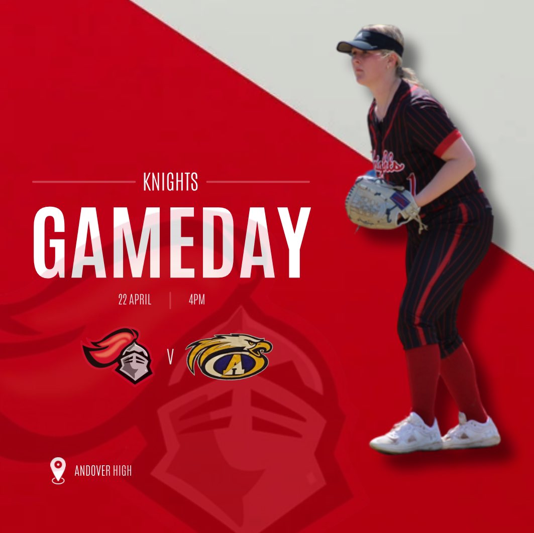 🚨 🥎 GAME DAY 🥎 🚨 ⏰ 4 pm 📍@ Andover High 🆚 Andover @NA_Athletics