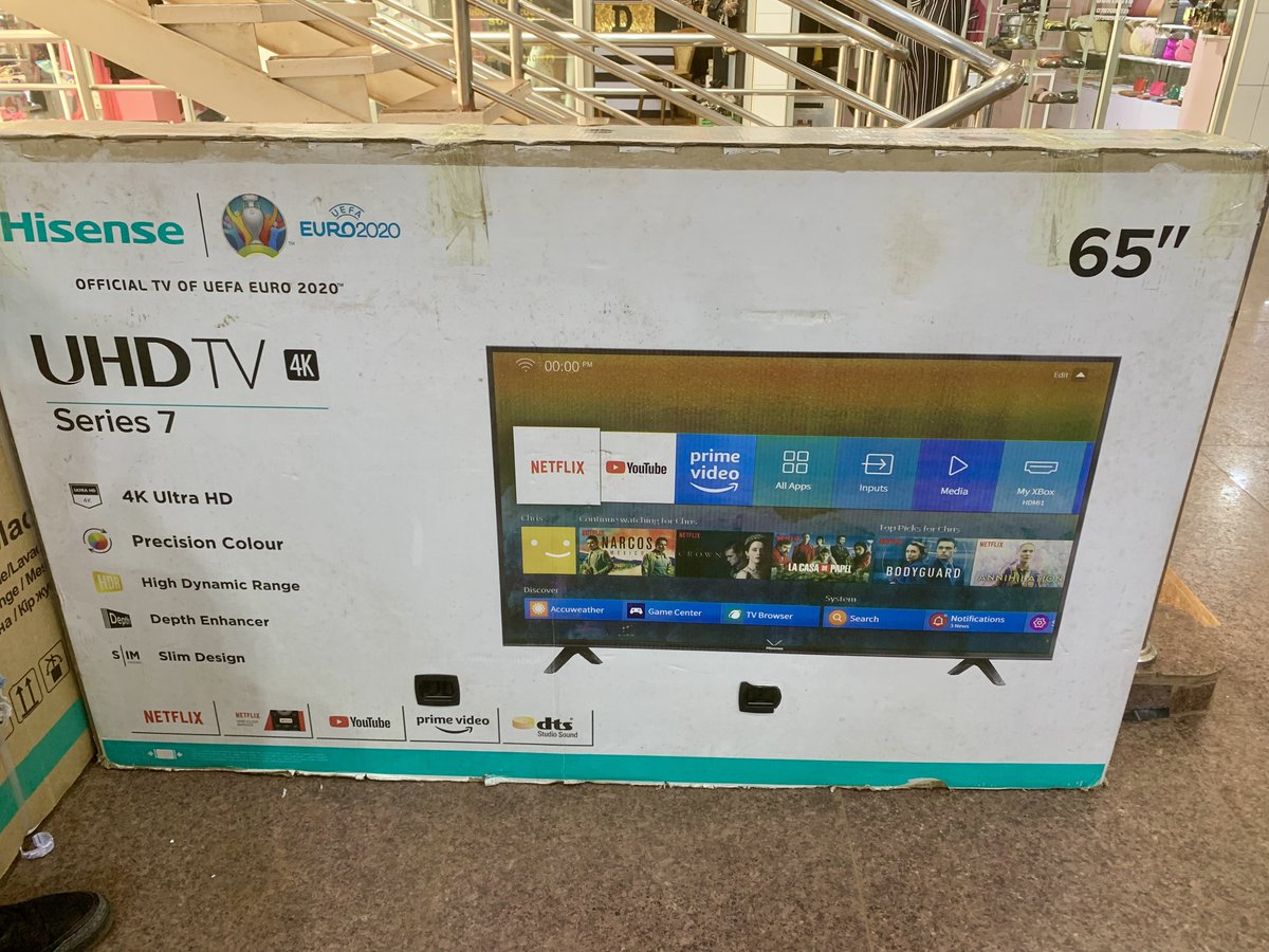 Quick Sale - Used Hisense 65” 4K UHD Series 7 on sale at UGX 1,650,000/-

📍 Kooki Towers
📲 0759679038 | 0789501444