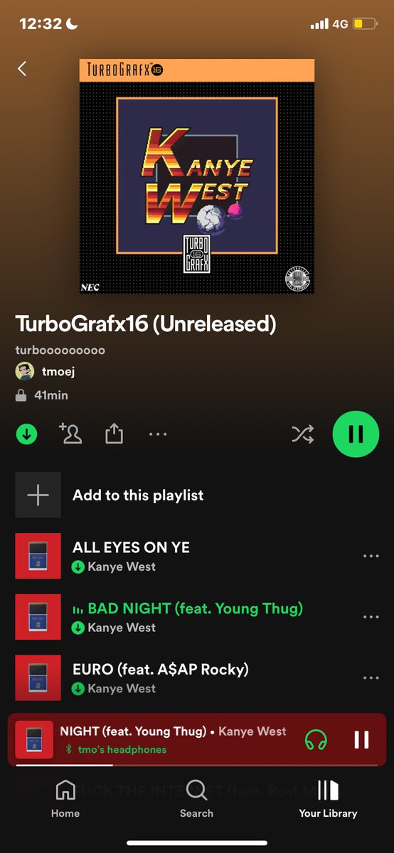 that new yeezy + bino dredging up the past sm rn

this album's production was basically 6 years ahead of the trend (meant to drop in 2016 and 2022, especially underground, was so very much this style) 

he rly is the goat idc