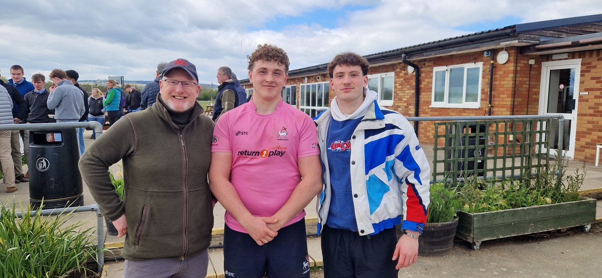 Mr Muckalt made a trip back to his old stomping ground, @Luctonians this wkend to watch #StJohn Head of House, Gabe, in a Man of the Match, 26-25 victory performance with @lambsrugby vs a Colts Team containing several boys he'd coached in a previous role. #OratoryRugby