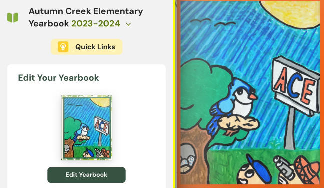 Don't miss out on your chance to order a yearbook! Take advantage of your 2 free custom pages when you order directly from Treering, or choose to order a standard book. Visit autumncreekpto.membershiptoolkit.com/yearbook for more details! Last day to order is Thursday!