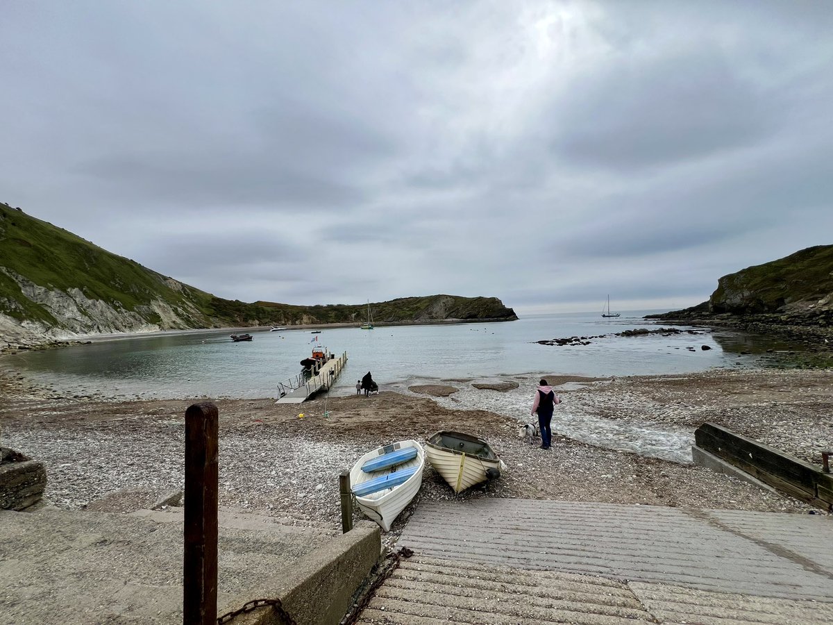 Well, it’s not raining.
Quick potter down to Lulworth Cove, then Swanage 
#birthdaylunch