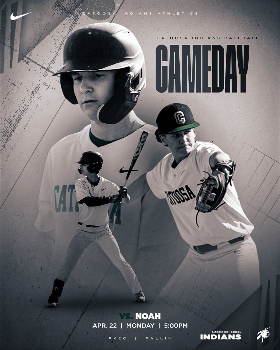 ⚾️Gameday!⚾️
🆚 Noah
📅April 22nd
⏰5:00pm
📍Tony Martray Field