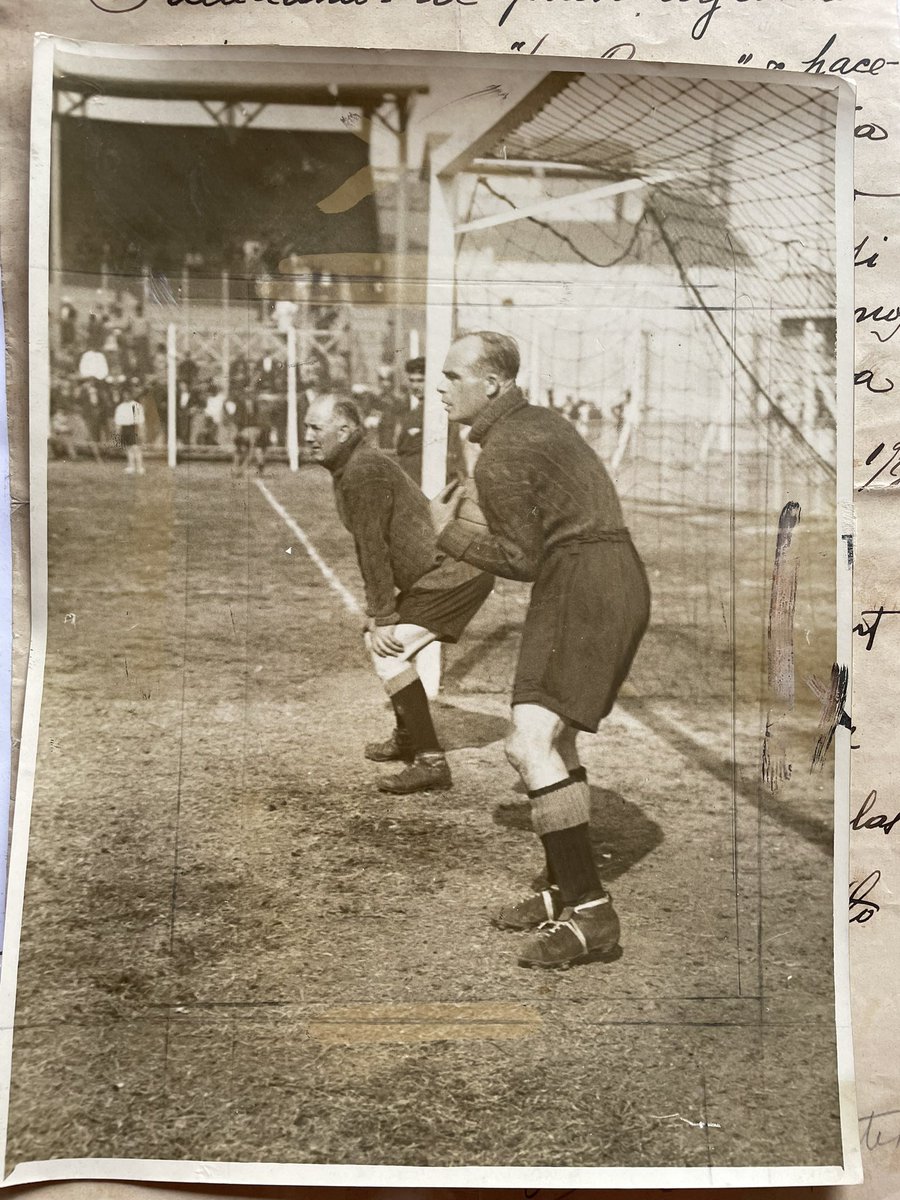 Looking for help in identifying these two gents. Photo possibly taken during Chelsea 1929 tour of Argentina. @WikiChelsea @CFC_Graves_Soc @ChelseaFC