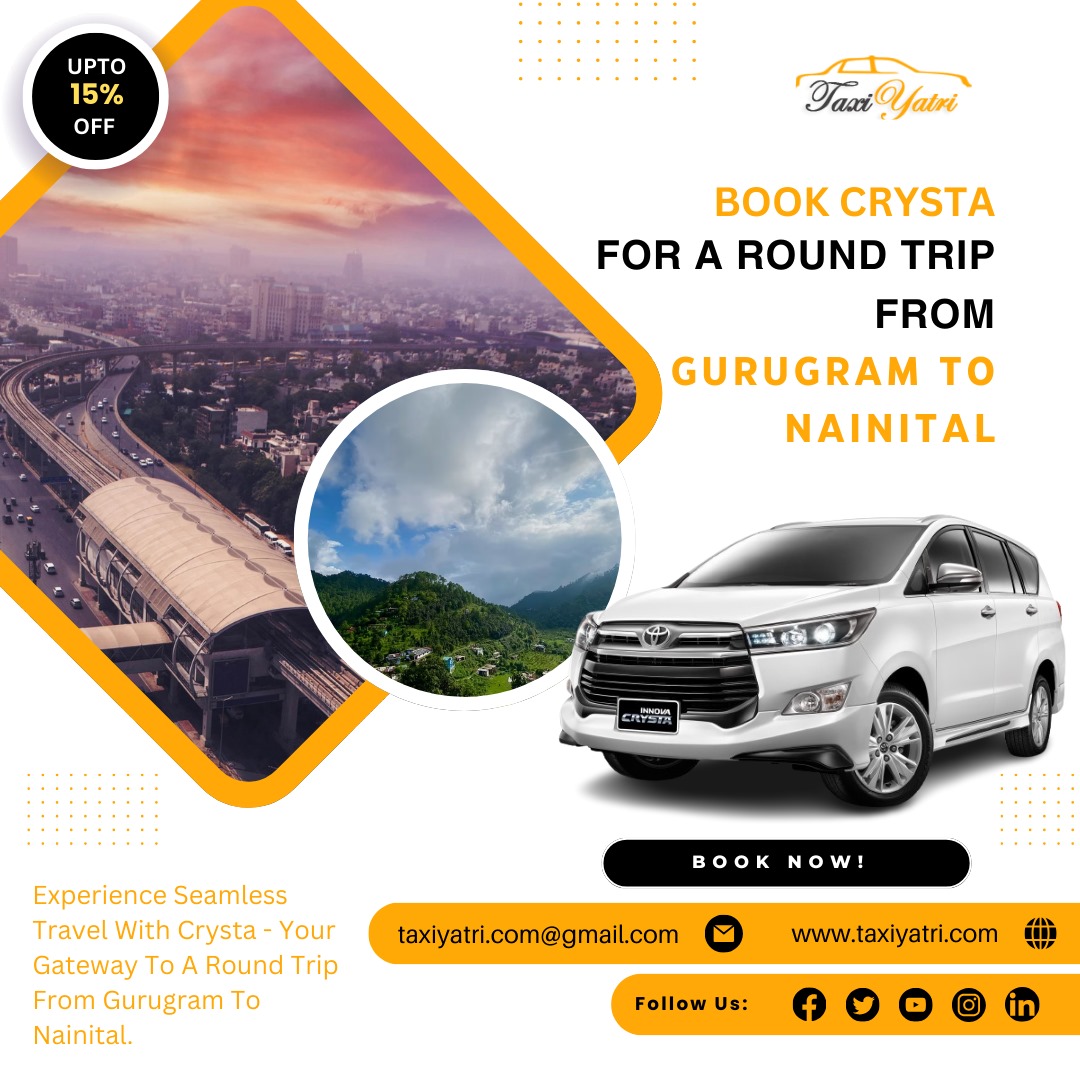 TaxiYatri's tweet photo. Book Innova Crysta Cab from Gurgaon to Nainital at Rs-5699 + upto 15% Off With Driver. Discounted Fare Guarantee, Well Maintain Cab, Verified Driver. 9818022687 https://t.co/1NcQFzeVn9 #Gurgaon #Nainital #gurgaontourism #GurgaonToNainitalCab #Gurgaoncab #cabservice #taxiservice https://t.co/WVx948eC7b