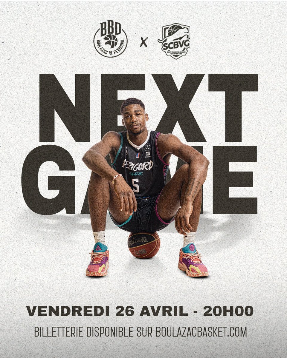 👊 Un match pour rebondir ! 🎟️ Saint-Chamond se présente sur le parquet du BBD vendredi soir et nous aurons besoin d'un Palio en 🔥 pour les accueillir👉 bit.ly/49LgrHu #GoBBD