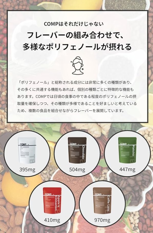 comp_official's tweet photo. COMPは「Amazon スマイル SALE ゴールデンウィーク」に参加しています。（すごくお得なセールです）

Amazon COMP公式ストア
https://t.co/as05JGicx0

4/22(月) 23:59 まで！

先日発表したUHA味覚糖への完全子会社化や、一部メディアでの完全食ニュースでの取り扱い等もあり、今回のセールでは本当に多くの方にお買い求めいただいています。

おかげさまで、一部の商品は在庫完売となってしまっておりますが、パウダー・グミ・ドリンク・ブロック・バーなど様々な形状に加えて、

計10種類のフレーバー原料由来のポリフェノール等もしっかりと摂取できる、「日本人の食事摂取基準(2020年版)」にはとどまらない様々な商品ラインアップをご用意しています。

セールは残すところあと数時間！

最後の最後まで、Amazonでお買い物を楽しんでいただけると嬉しいです。
