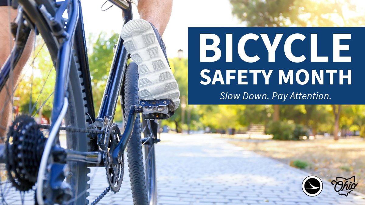 May is #BicycleSafety Month and today is Bike to School Day! If you see a cyclist, slow down! According to the @NHTSA, bicyclists are most often killed by drivers who strike them with the front of their vehicle at high speeds.
