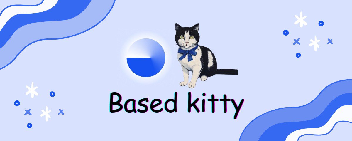BasedKittyToken's tweet photo. Gm $Base community, get ready for Based Kitty launch.

Launch date: 26 of April 
Time: 4pm UTC 
Fair launch

Comment " $Kitty is based " https://t.co/JlCWaEaLto