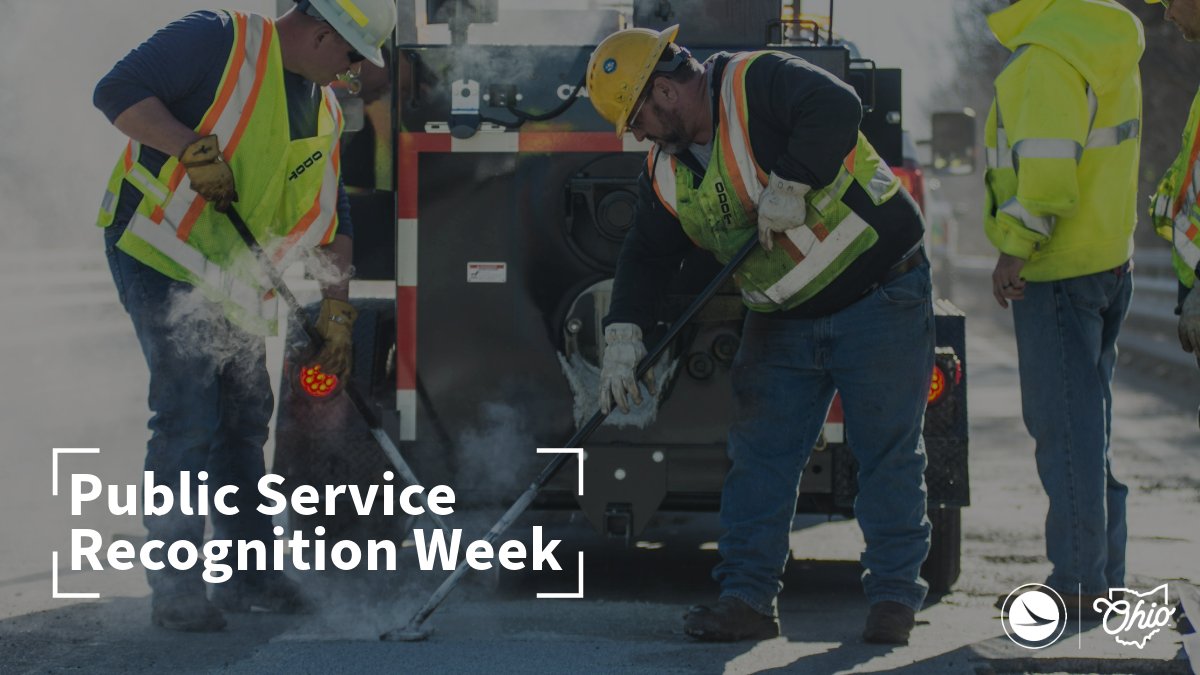 So many public servants - including those at ODOT - work to strengthen our infrastructure and build a better Ohio. Thank you for your service to provide a world-class transportation system that improves the lives of all Ohioans. #PSRW