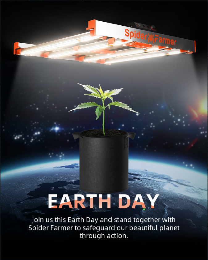 🌎Celebrate Earth Day with Spider Farmer! 🌎Small actions can have a big impact！🤟 Share your ecological initiatives in the comments.👇 🧡Let's show our love for Earth by taking action and spreading awareness. #SpiderFarmer #SpiderFarmerled #TheEarthDay