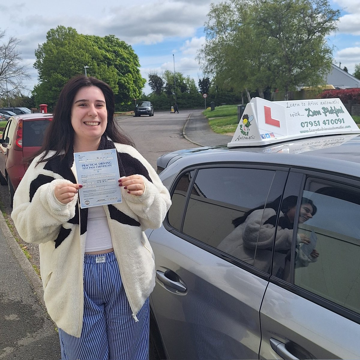 #Congratulations to Gina who #Passed her #Driving test at Colchesyer in #Bumble well done & #Staysafe #Learntodrive #Automatic #Drivinglessons #Colchester #Halstead #Essex #Learntodriveautomaticwithdavepickford learntodriveautomatic.com