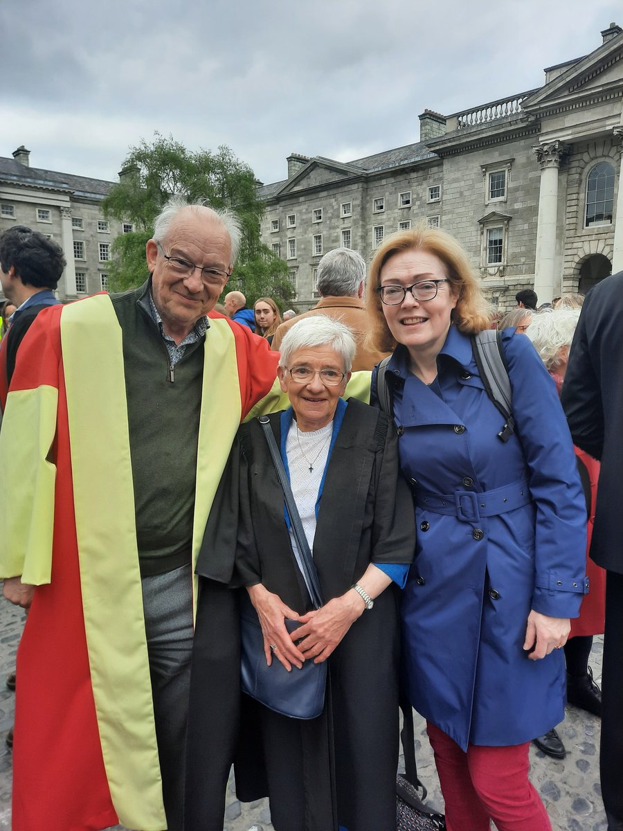 Congratulations to our colleagues @bankoninclusion @damianmurchan and @NoelOMurchadha who were all elected as Fellows of @tcddublin today, along with Honorary Fellow @eoldham . The School of Education are so proud of their fantastic achievements. #TrinityMonday @LindaDoyle