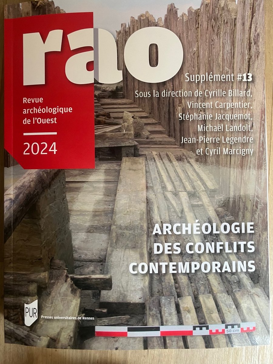 C'est du lourd, en poids et contenu : plus de 500 pages de bilan sur l'archéologie des conflits contemporains : les enjeux de connaissances, les techniques, de multiples cas d'études. J'ai le plaisir d'y dialoguer sur l'histoire et l'archéologie avec M. Landolt et J.P. Legendre