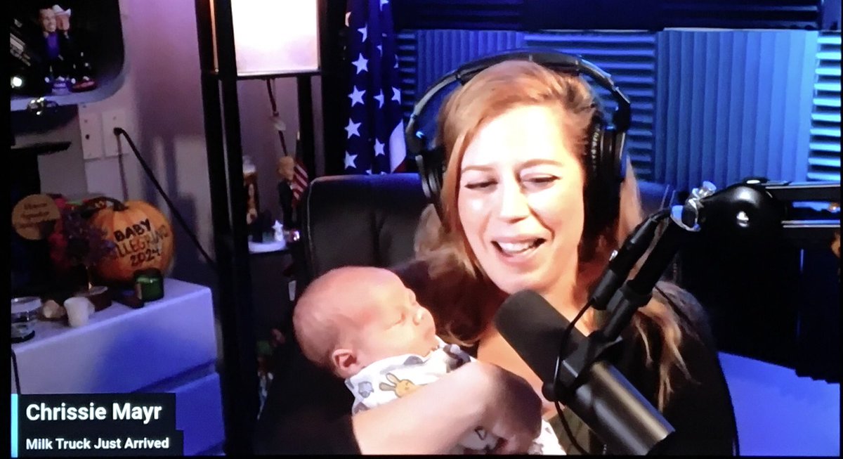 chrissiemayrsb1's tweet photo. Do NOT be deceived by the “cute” Bean. He’s got his father’s grip and his mother’s domineering presence. 

#PrayForUs #WorkRelease https://t.co/6eIedoe9dY
