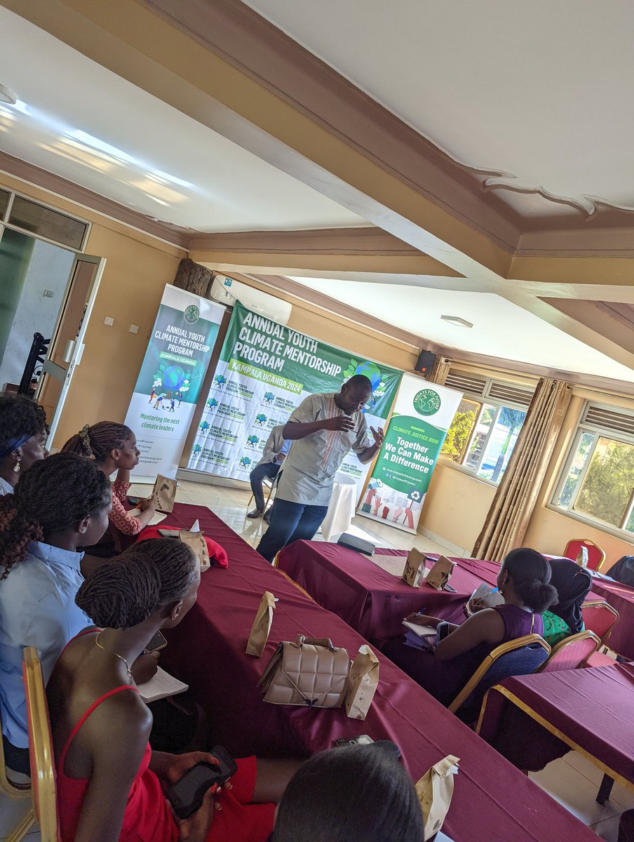 Today, we launched our Youth Climate Mentorship Programme in Kampala with 30 passionate young individuals. Over 12 weeks, they'll receive mentorship to drive positive change for the environment. Together, we're creating a sustainable future! 💚 #fridaysforfuture #ClimateJustice
