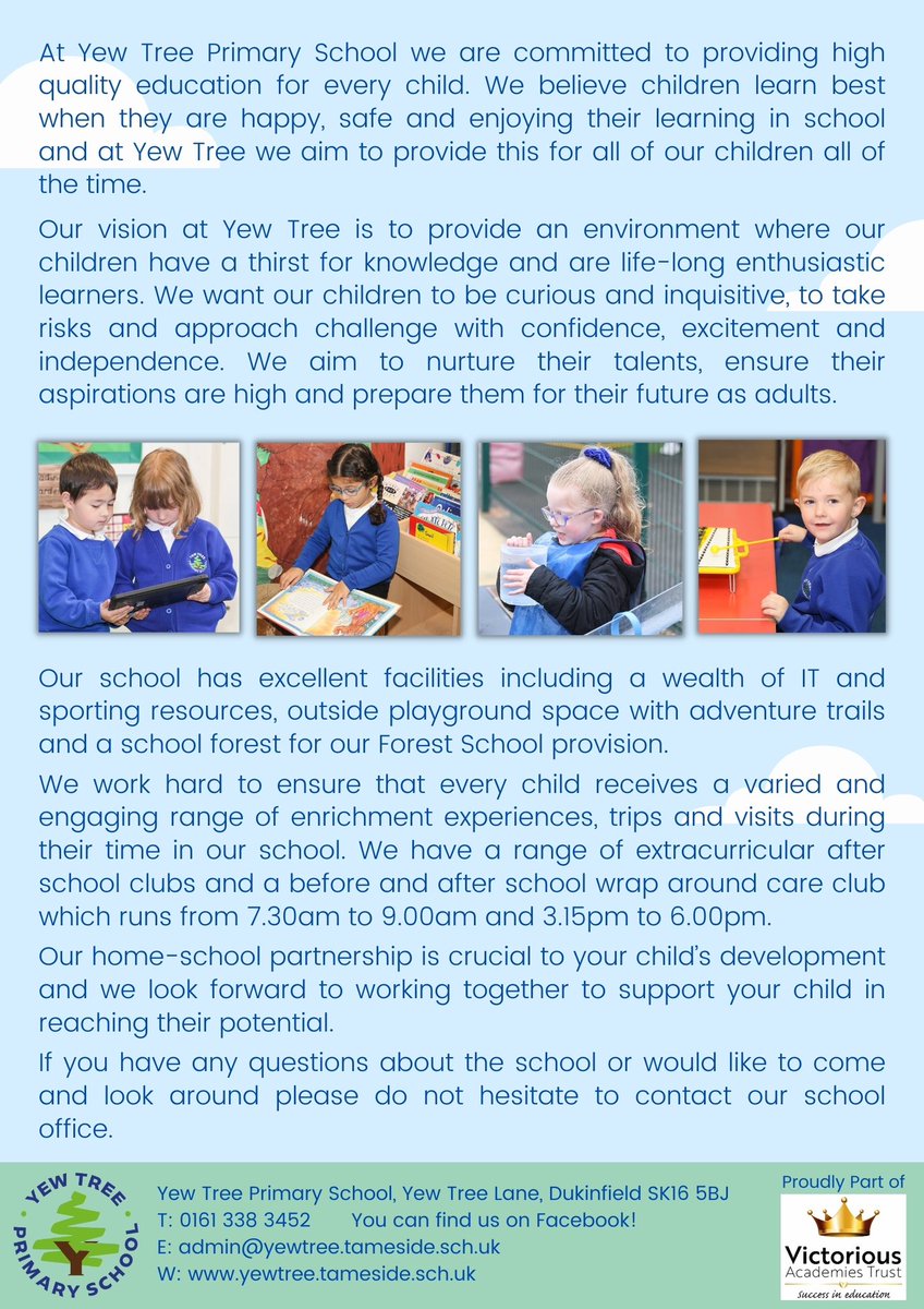Yew Tree Primary School tweet media