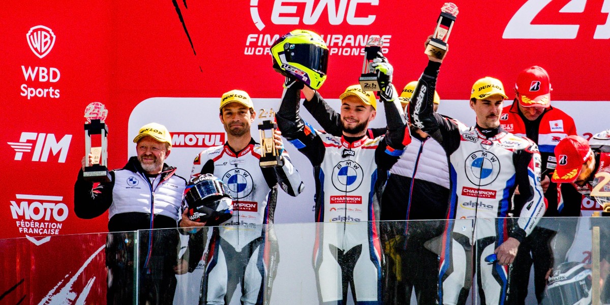 Historical success at Assen and Le Mans! 💪 At both, #WorldSBK and #FIMEWC, @BMWMotorradMoSp enjoyed a successful weekend, podium celebrations included. Congrats to the whole team! 👏🏁 #MakeLifeARide #NeverStopChallenging #BMWMotorrad