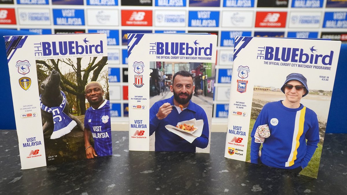 One more edition of #TheBluebird to go for 2023/24! 📘 Which iconic location would you like to see on the final cover of the campaign? Let us know! 💬 #CityAsOne | @CardiffCityFC