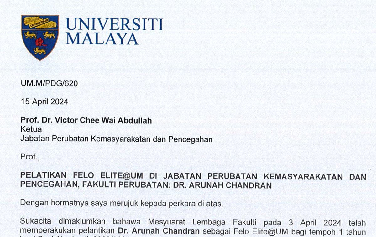 Circling back to @unimalaya as an Elite Fellow. In the past year, have thoroughly enjoyed engaging DrPH candidates at the SPM Dept @phgrads Remembering ol' times when I first walked into the dept as part of MPH 2013 cohort!