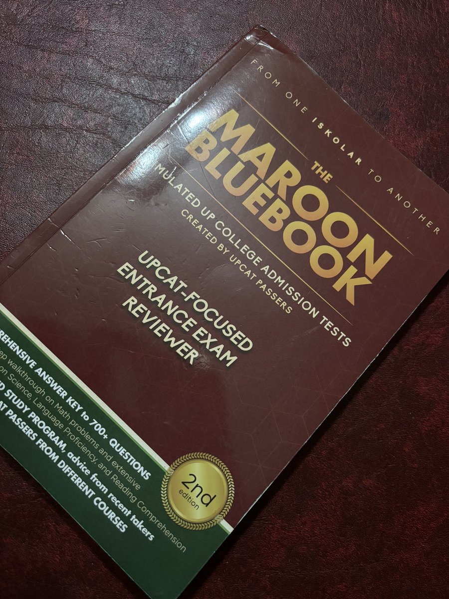 lhspjscartz's tweet photo. wts lfb

The Maroon Bluebook 2023 2nd Edition (UPCAT Reviewer)

— ₱500 (negotiable)
— set 1 lang natapos
— came with a dent sa upper left corner nung shinip sakin https://t.co/9efBbIu59r