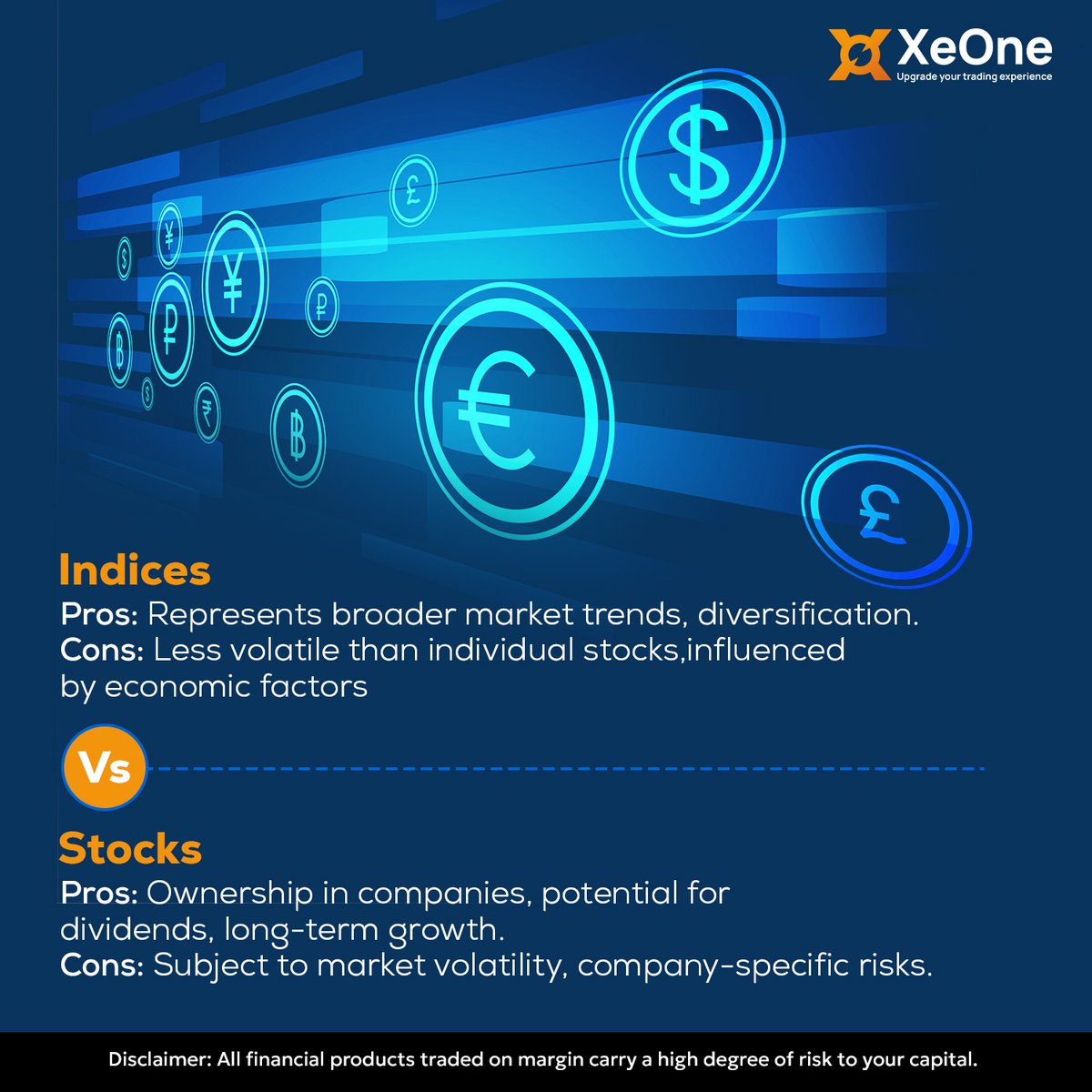 Where will your portfolio thrive?  Indices vs. Stocks.

#XeOne #InvestmentDilemma #StocksVsIndices #FinancialInsights #InvestmentOptions #FinancialPlanning