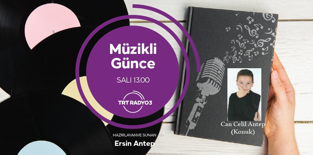 'MÜZİKLİ GÜNCE 23 NİSAN ÖZEL PROGRAMI' @ersinantep'in hazırlayıp sunduğu @trtankararadyo yapımı Müzikli Günce'nin 13 yaşındaki Can Celil Antep'in konuk olduğu 23 Nisan Ulusal Egemenlik ve Çocuk Bayramı Özel Programı; Salı⏲️13'te @TRTRadyo3'te... 📻radyo.trt.net.tr/kanallar/radyo…