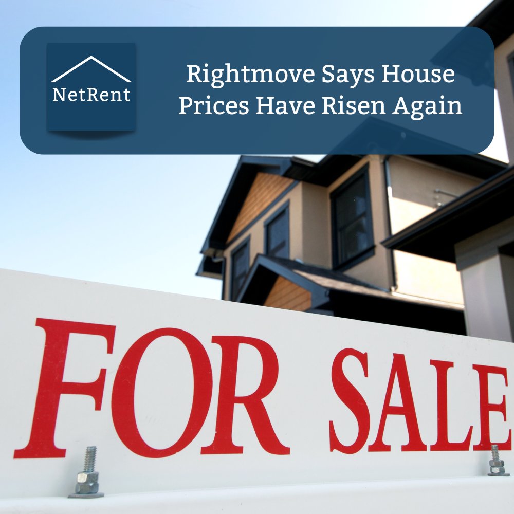 RIGHTMOVE SAYS HOUSE PRICES HAVE RISEN AGAIN

Read the article: netrent.co.uk/2024/04/22/rig…

#Landlords #Tenants #Property #PropertyManagement #Investors #LettingAgents #Housing #Investment