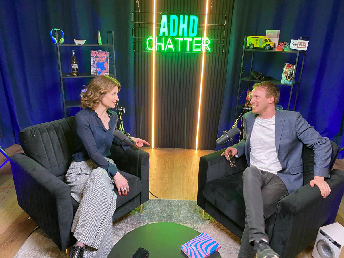 DrJoPerkins's tweet photo. It was great to be in the studio with @Alex__Partridge  recently to record an episode for his ADHD Chatter podcast where we discussed psychological tools, techniques and insights to help effectively manage and understand ADHD - due for release on 30th April.

#ADHDinsights #ADH https://t.co/uf1kXaVBdf