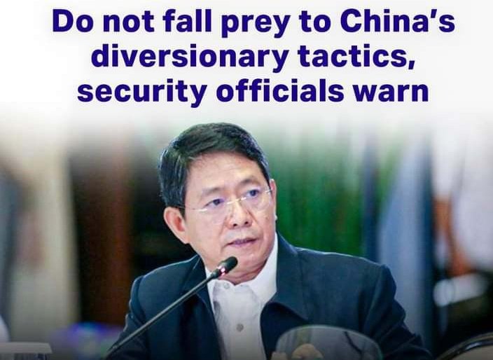 Filipinos should not be swayed by China’s diversionary tactics of sowing division and confusion over the issues surrounding the West Philippine Sea, National Security Adviser Secretary Eduardo Año said on Saturday. #news