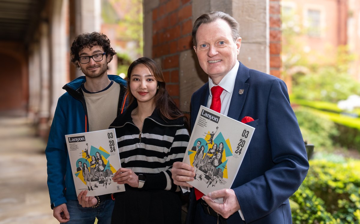 Our @QUBVChancellor Professor Sir Ian Greer gets caught up with our new Lanyon magazine out today. Get your digital version here: qub.ac.uk/alumni/lanyon-… #LoveQUB #LanyonMagazine