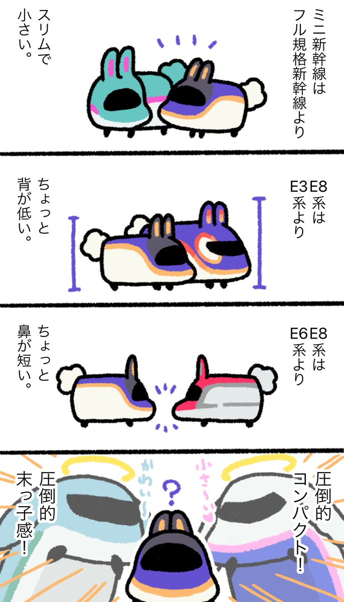 新車まだ見たことないんだけどきっとちんまりして可愛いんだろうな〜😌 