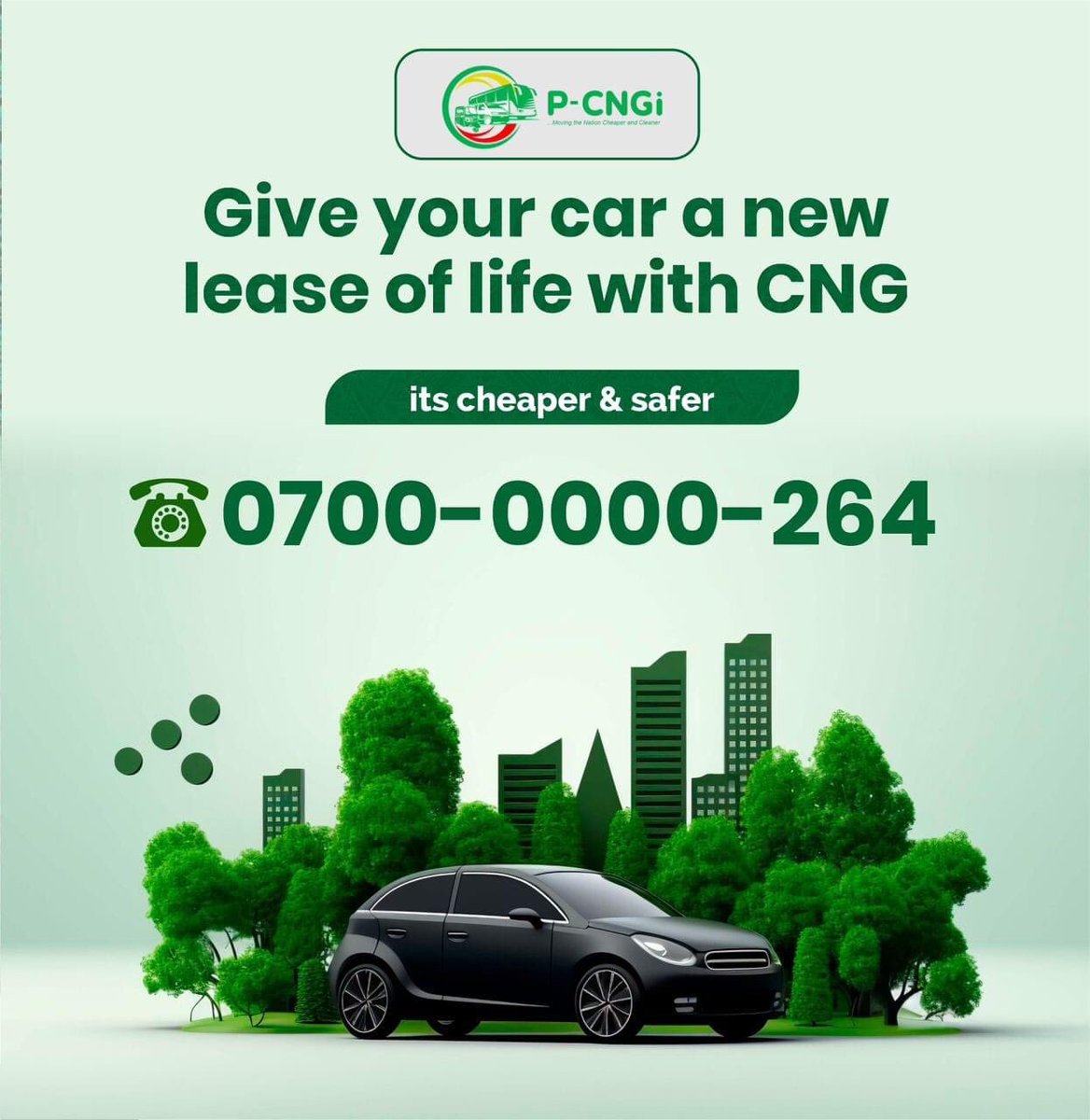 Nigeria is rich in Compressed Natural Gas (CNG), which is different from Liquefied Petroleum Gas (LPG). 

CNG can be found in 30 out of the 36 states of the country. CNG is cheaper and at N230/kg, let us embrace CNG to power our vehicles to reduce pressure PMS. For more info 👇🏽