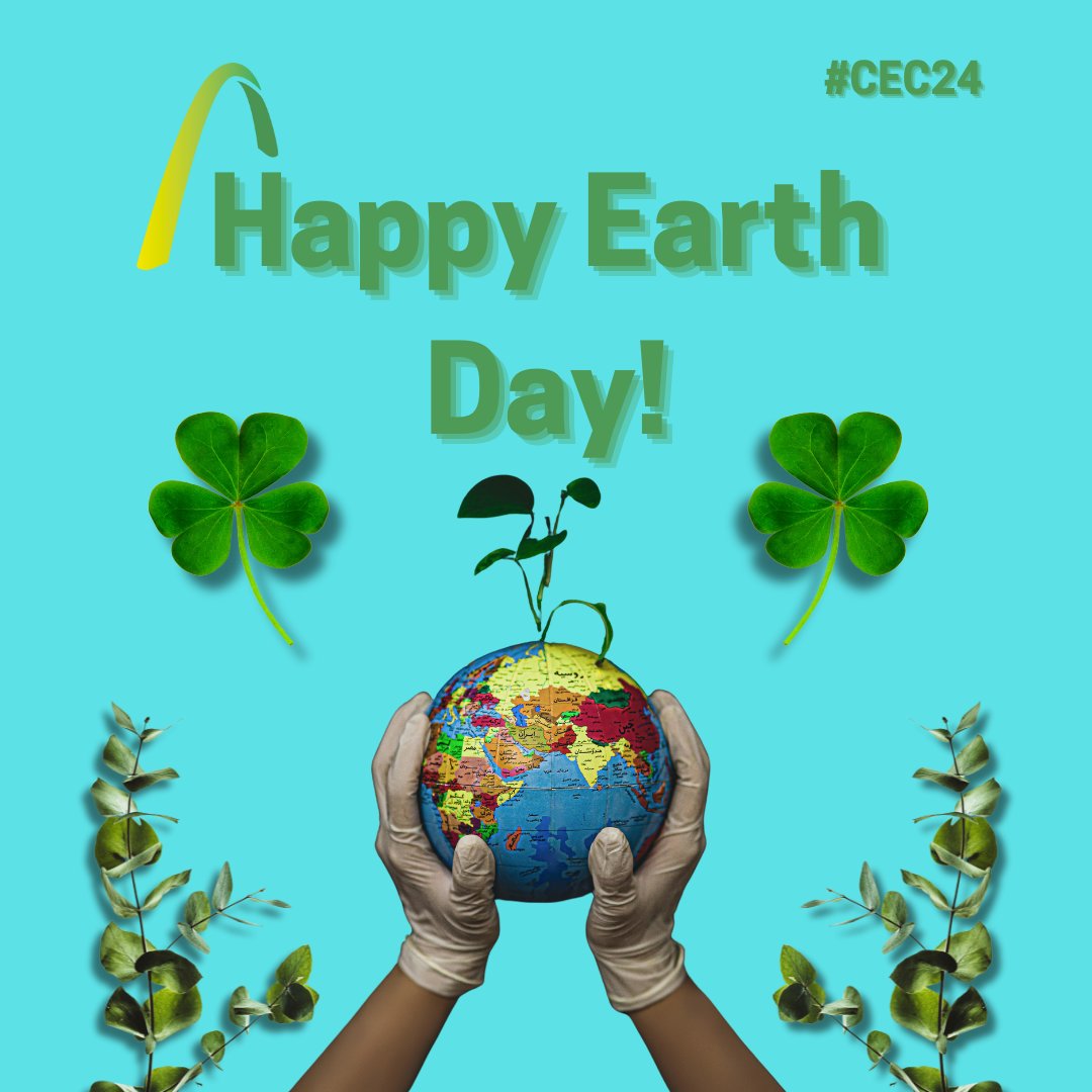 cec_competition's tweet photo. Happy Earth Day 2024! This day encourages Earth’s inhabitants to come together and fight for sustainability to aid in the health of our beautiful planet.

If you have an innovative idea that could further the sustainability of our planet, then be sure to submit it to the #CEC24💚 https://t.co/i7pqNZF0mQ