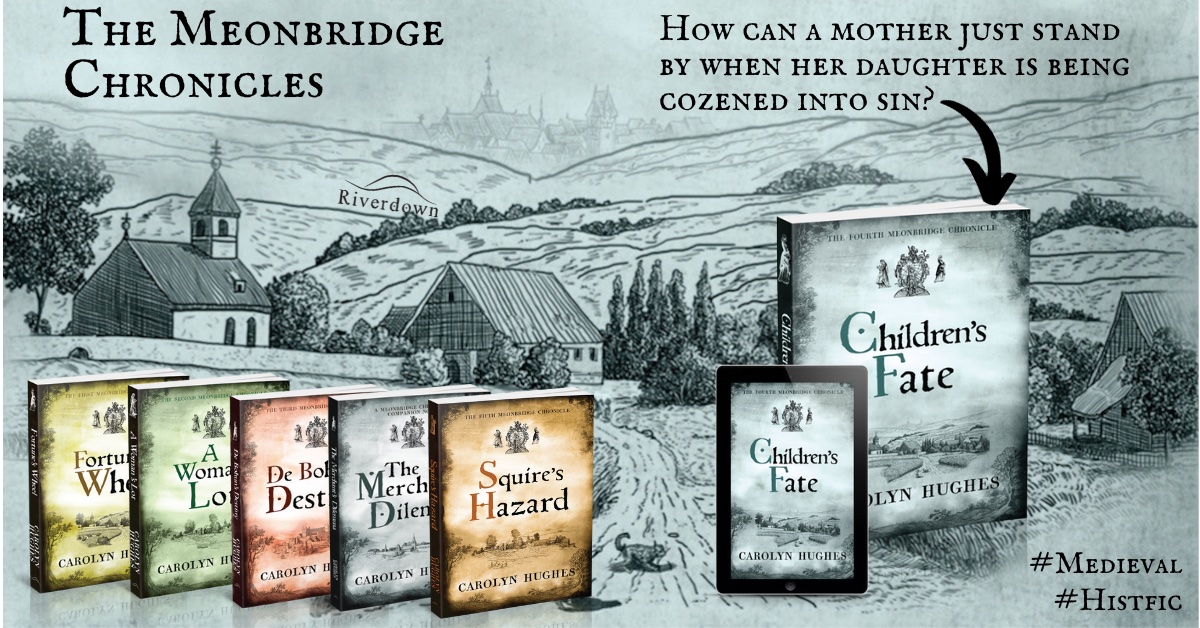 “You don’t so much read about the folk of Meonbridge as dwell amongst them for a few precious hours” @Cathy_A_J CHILDREN’S FATE, the Fourth #Meonbridge Chronicle #Medieval #HistFic UK amzn.to/3kzhFg8 US amzn.to/31OA8Oq