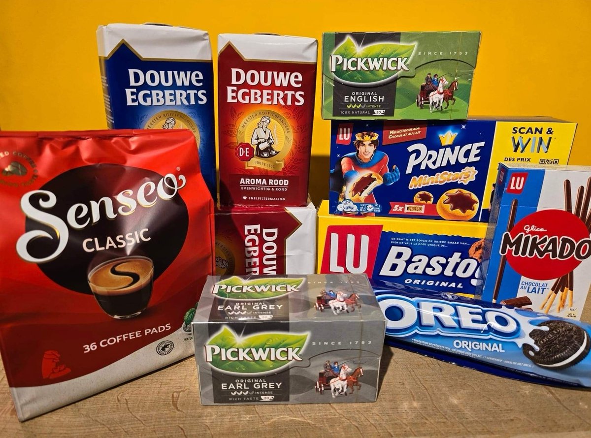 We hebben er lang op moeten wachten, maar eindelijk zijn de bekende A-merken (o.a. Douwe Egberts, Pickwick, Milka, Lu enz.) weer stilaan leverbaar. 

U heeft lang zonder uw favoriete producten gezeten, maar het was het wachten waard. Ze zijn namelijk flink in PRIJS VERLAAGD.