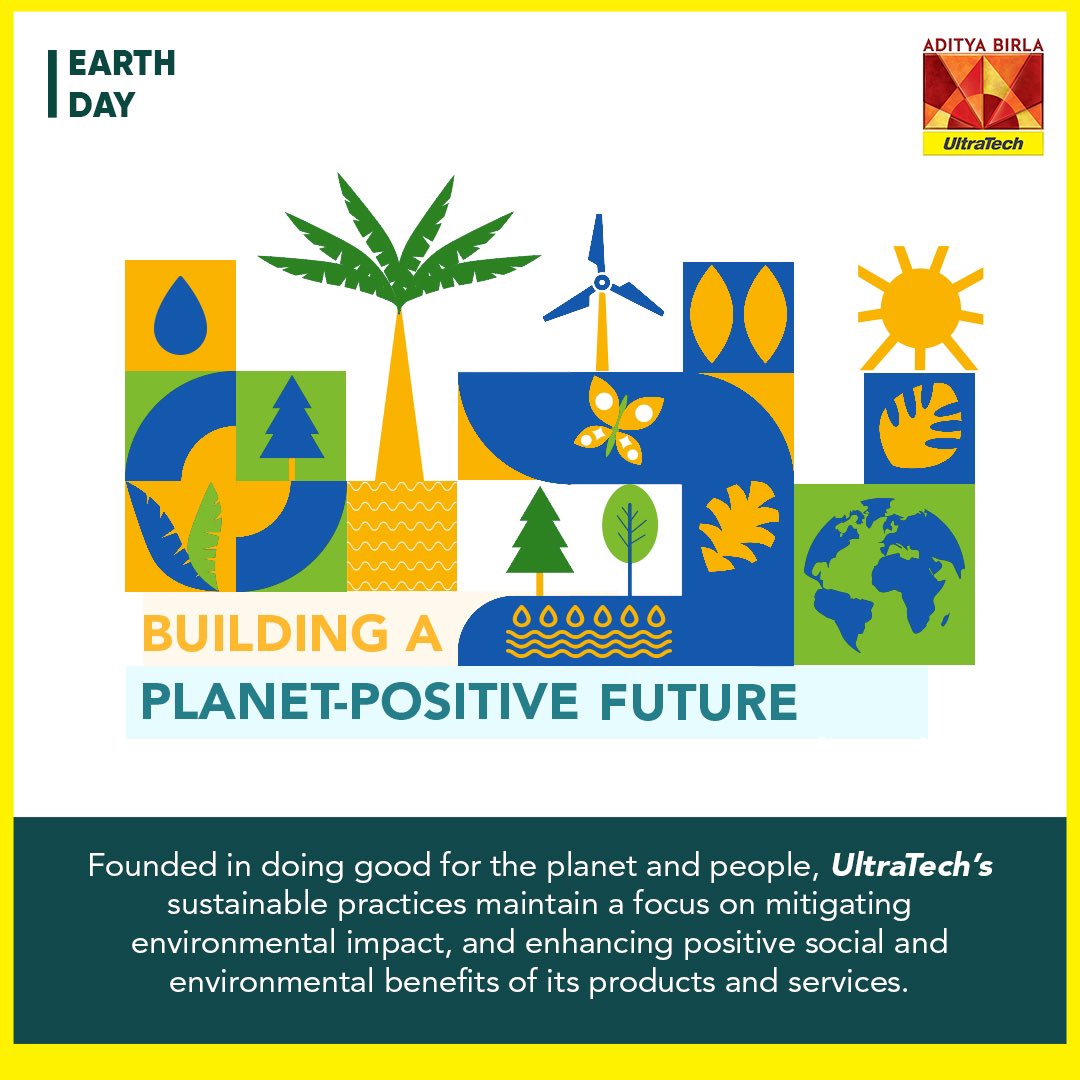 UltraTech is committed to reducing its environmental footprint to create a sustainable future for both the planet and its people. This Earth Day, a look at UltraTech’s journey towards achieving planet-positive growth.
 
Read: bit.ly/3Uo5Eyl
 
#EarthDay