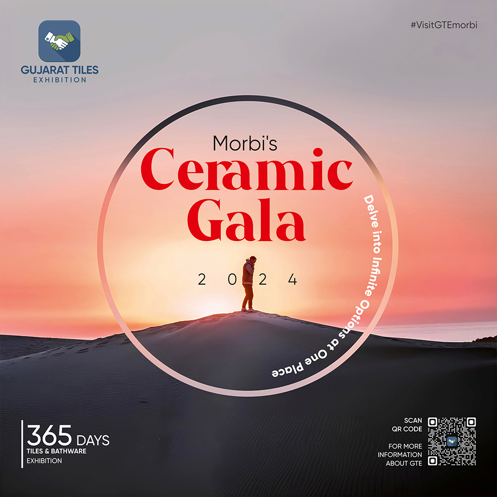 Morbi's Ceramic Gala: Dive into infinite options all under one roof! Discover the latest trends and innovations at Gujarat Tiles & Bathware Exhibition. #visitGTEmorbi #ceramictiles #floortiles #ceramic #tiles #parkingtiles #decorativetiles #outdoortiles #gvt #vitrifiedtiles