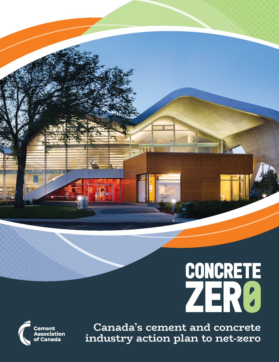 CementCanada's tweet photo. The Canadian cement and concrete industry is committed to net-zero by 2050, as outlined in our #ConcreteZero Action Plan.
🧵 On why emissions reductions in the cement and concrete industry is important, and how we’re going to reach net-zero by 2050. #EarthDay https://t.co/8RHRdytF0u