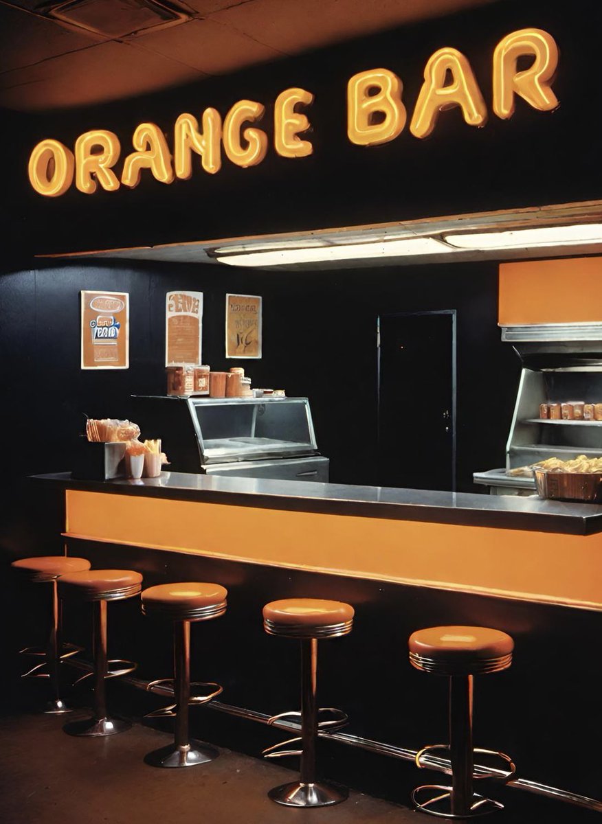 Before I go, let’s travel back in time to 1977, and hang out at the Orange Bar. It’a a small snack bar, but its contempoeary atmosphere allows for a quick, affordable and relaxing meal. The radio conjures up this mellow song from Bob Welch… m.youtube.com/watch?v=Fa25Mq…