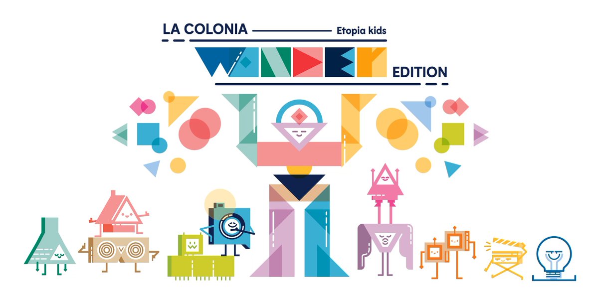 Vuelve @etopia_kids 
Del 24JUN al 26JUL y del 2 al 6SEP. 
Para peques de entre 6 y 15 años.
En las aulas y los laboratorios de @etopia_ 
Un acercamiento a la ciencia, el arte, el emprendimiento y la tecnología.
Inscripciones a partir del 24ABR
Info. > etopia.es/etopia_kids/co…