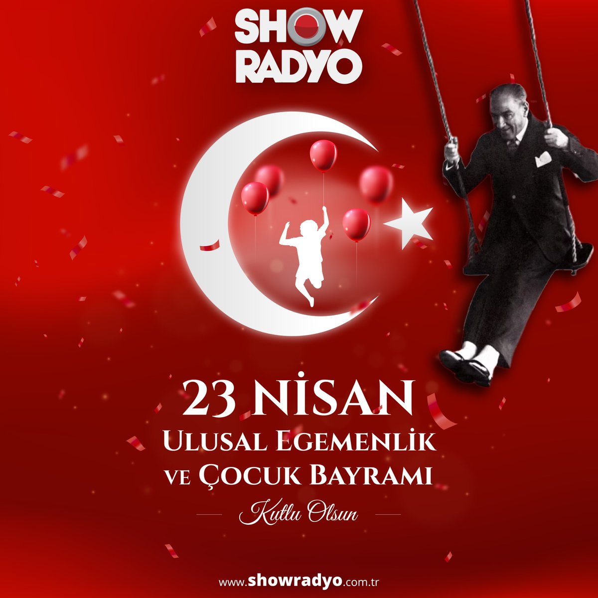 23 Nisan Ulusal Egemenlik ve Çocuk Bayramı kutlu olsun.🇹🇷🎈

#23Nisan #UlusalEgemenlikÇocukBayramı #Atatürk