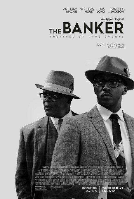 5 Movies that don't waste your time. They carry lessons on Money, Human Nature, Motivation, and much more. 1. The Banker An inspiring story about two of the first African-American bankers. Based on a true story. A Masterclass on business.